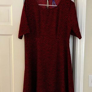 Red Polka Dot Maternity Dress